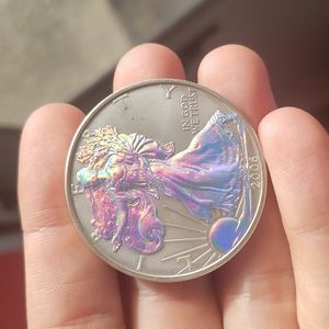 Holographic Silver Dollar, 2006 Lady Liberty 1 Oz